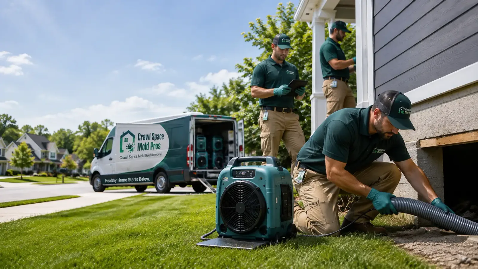Crawl Space Mold Removal in Marlboro, NY